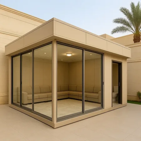 مجالس خارجية سندوتش بنل جدة: دليل التصميم، التكلفة، وأفضل المقاولين 2026