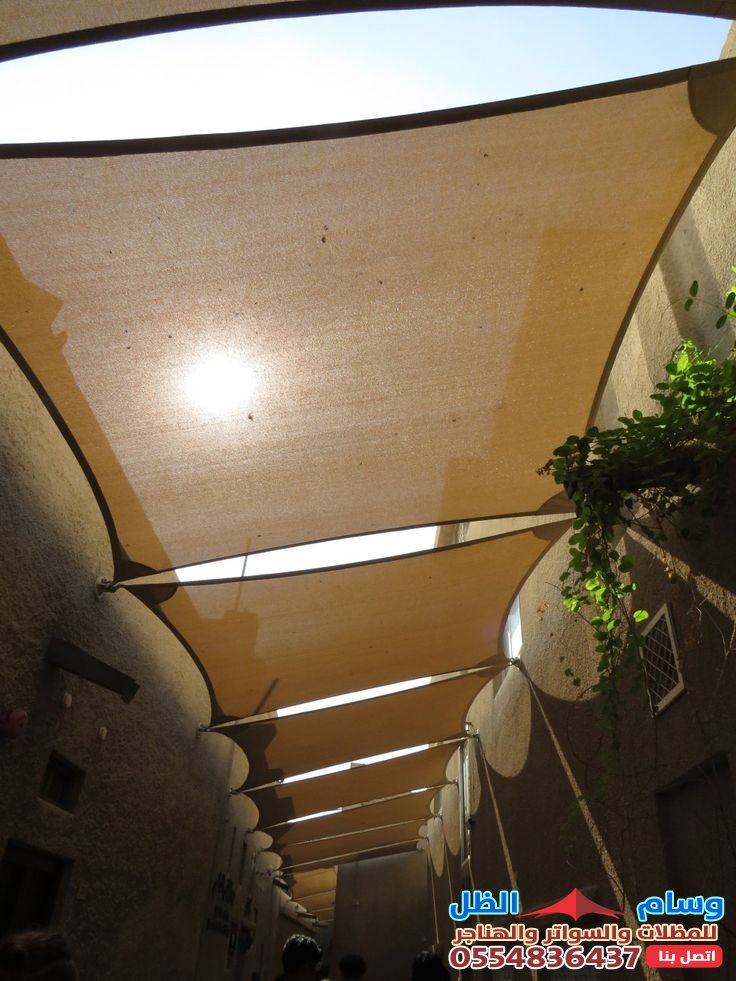 تركيب مظلات شد انشائي في جدة حي النعيم | تركيب مظلات خارجية بأسعار تنافسية