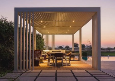 جلسات شتوية خارجية في جدة حي المروة | تركيب جلسات برجولات حدائق فاخرة