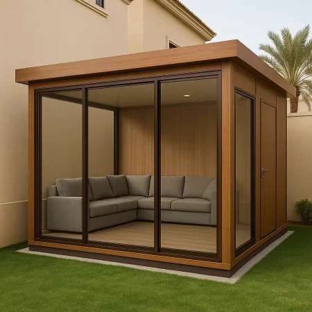 ملاحق ساندوتش بانل جدة في حي المروة | تركيب أحدث تصاميم الملاحق الخارجية للاحواش