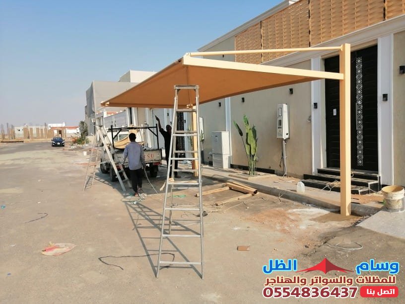 مظلات الأقمشة: بمؤسسة وسام الظل توفير الظل والحماية بأسلوب أنيق 